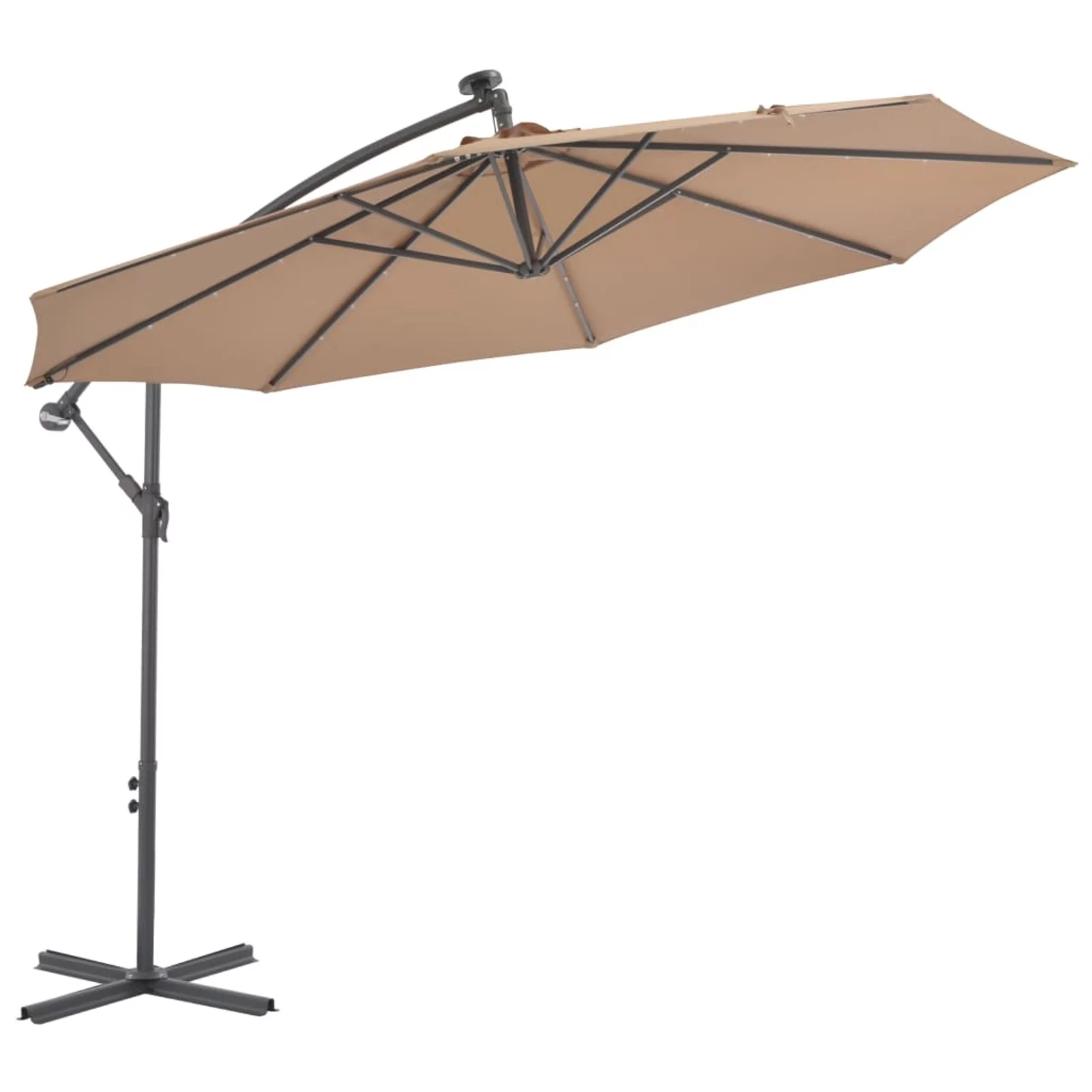 Cantilever Umbrella with and Steel Pole 118.1