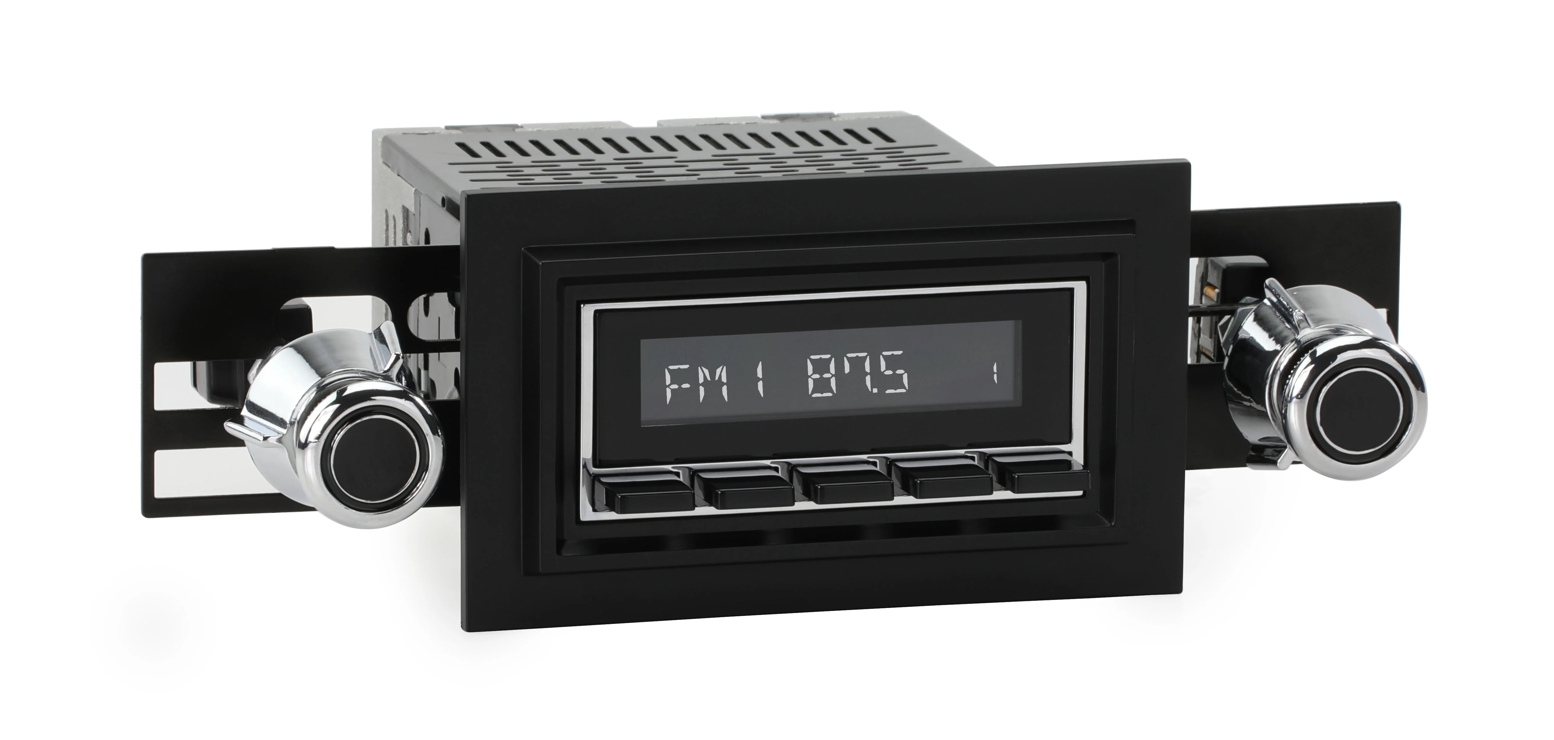 RetroRadio Compatible with 1977-79 Lincoln Continental Mark V Features Include Bluetooth, USB, AM/FM HCB-M2-221-55P-75PL3