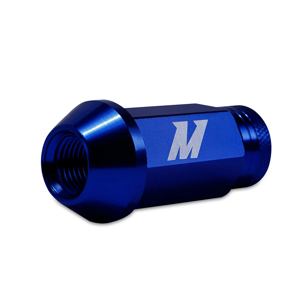 Mishimoto  M12 x 1.25 in. Aluminum Locking Lug Nuts, Blue - 20 Piece