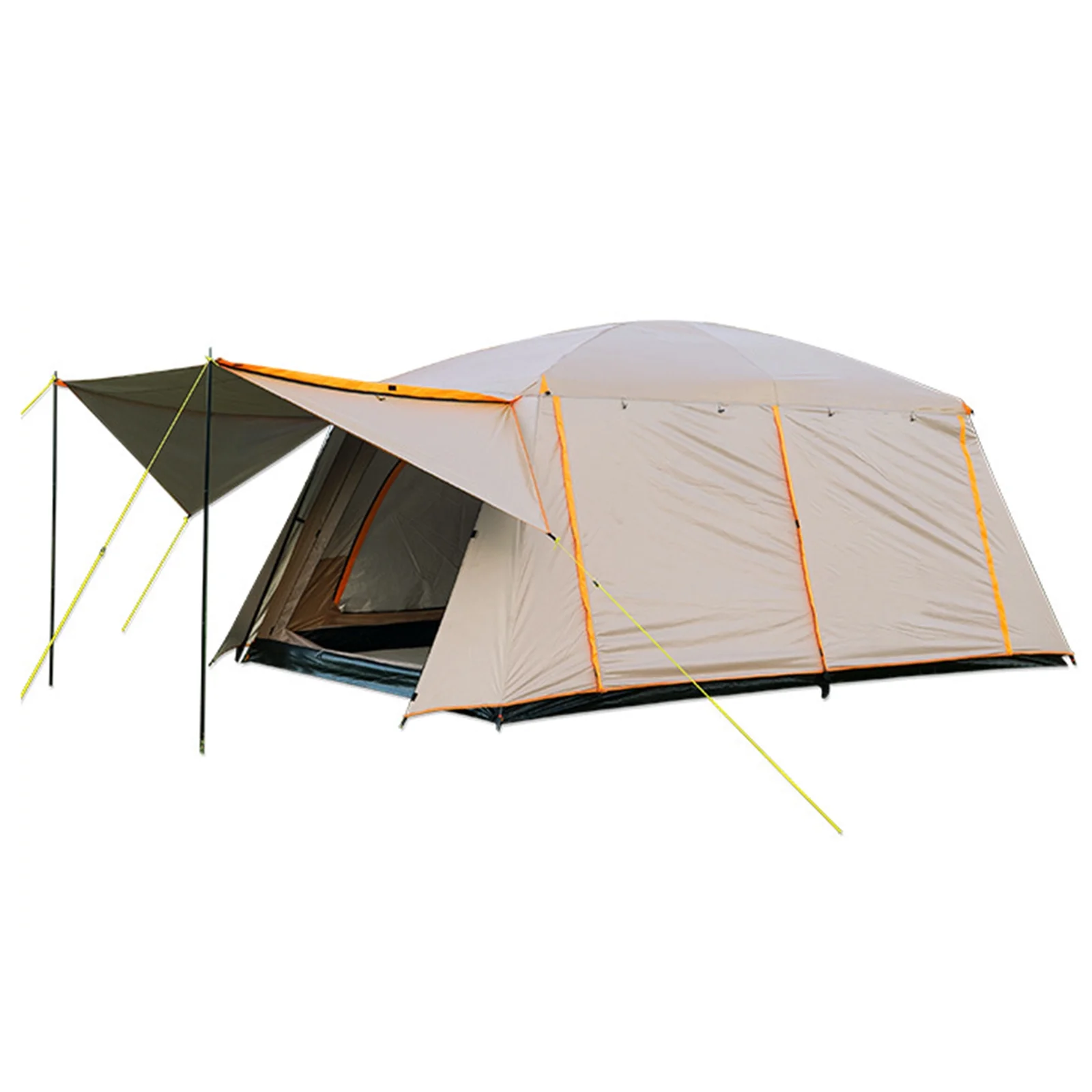 Tent,Waterproof Portable Picnic Tent With 2 Cabin Waterproof Portable Person Tent With 2 Room 8-12 Qisuo Buzhi Bosnyyds Moweo 4-6 Person Tent Cabin