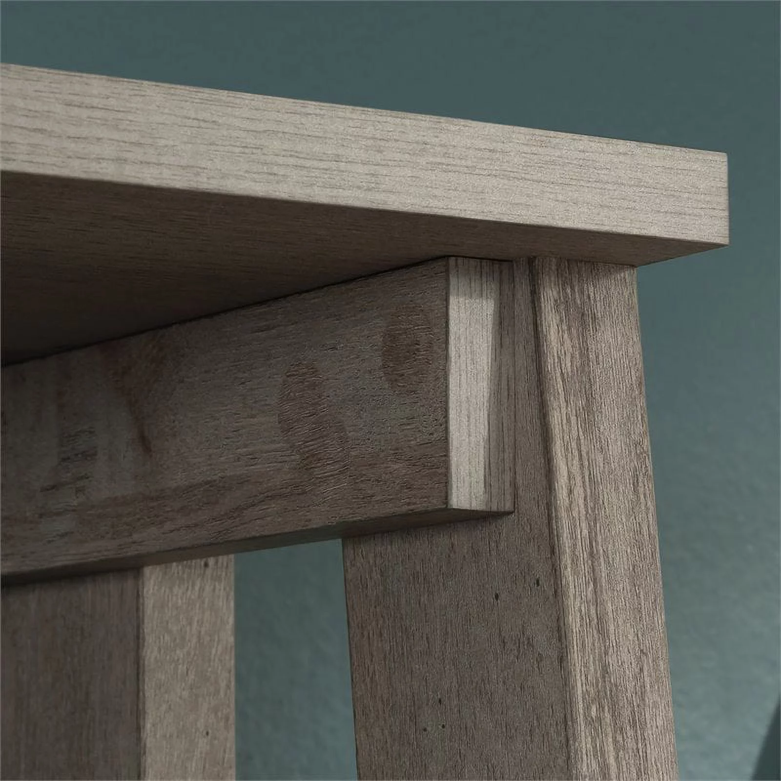 Pemberly Row 5-Shelf Modern Engineered Wood Bookcase in Mystic Oak