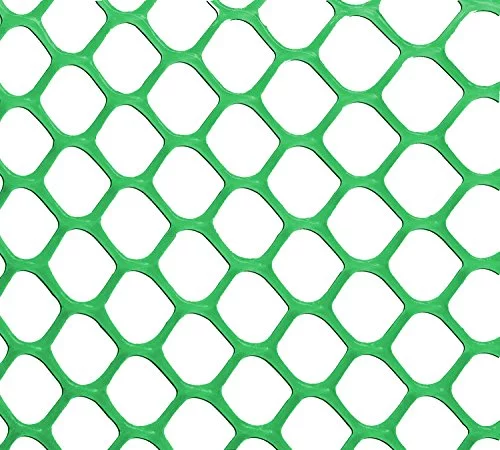 V Protek Plastic Poultry Fence- 5x20ft High Strength Poultry Netting,Chicken/Racoons/Gophor/Snakes Net Fence,2/5