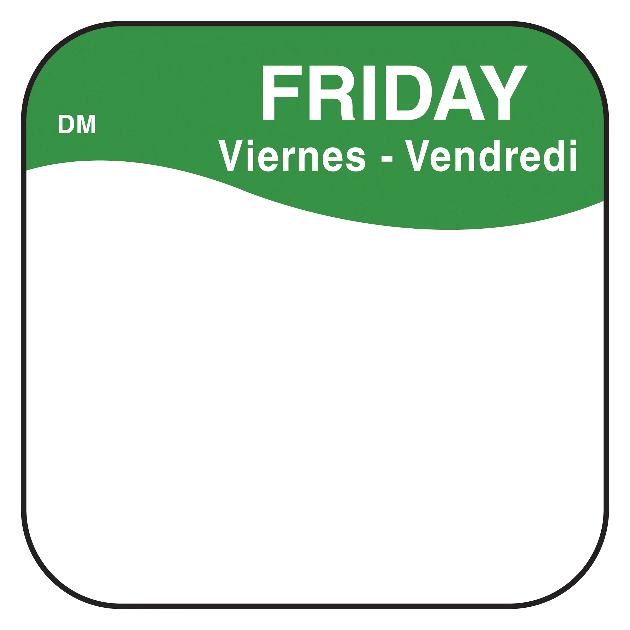 DayMark Day of the Week 3/4