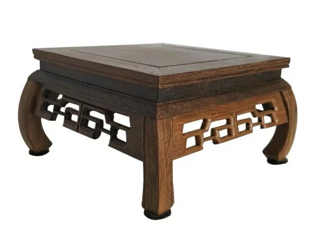 Square Ming Wooden Vase Stand (5