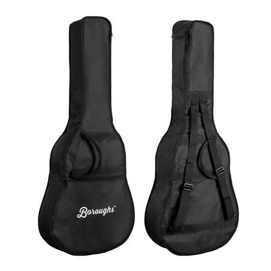 B20DNT Beginner Dreadnought Acoustic Guitar, Natural Bundle with Gig Bag, Micro-Fiber Cloth, 3-Pack Strings