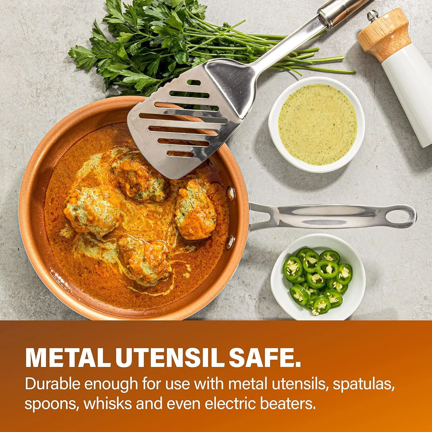 Gotham Steel Gray Non-Stick Aluminum Round Cookware Set (10-Piece)