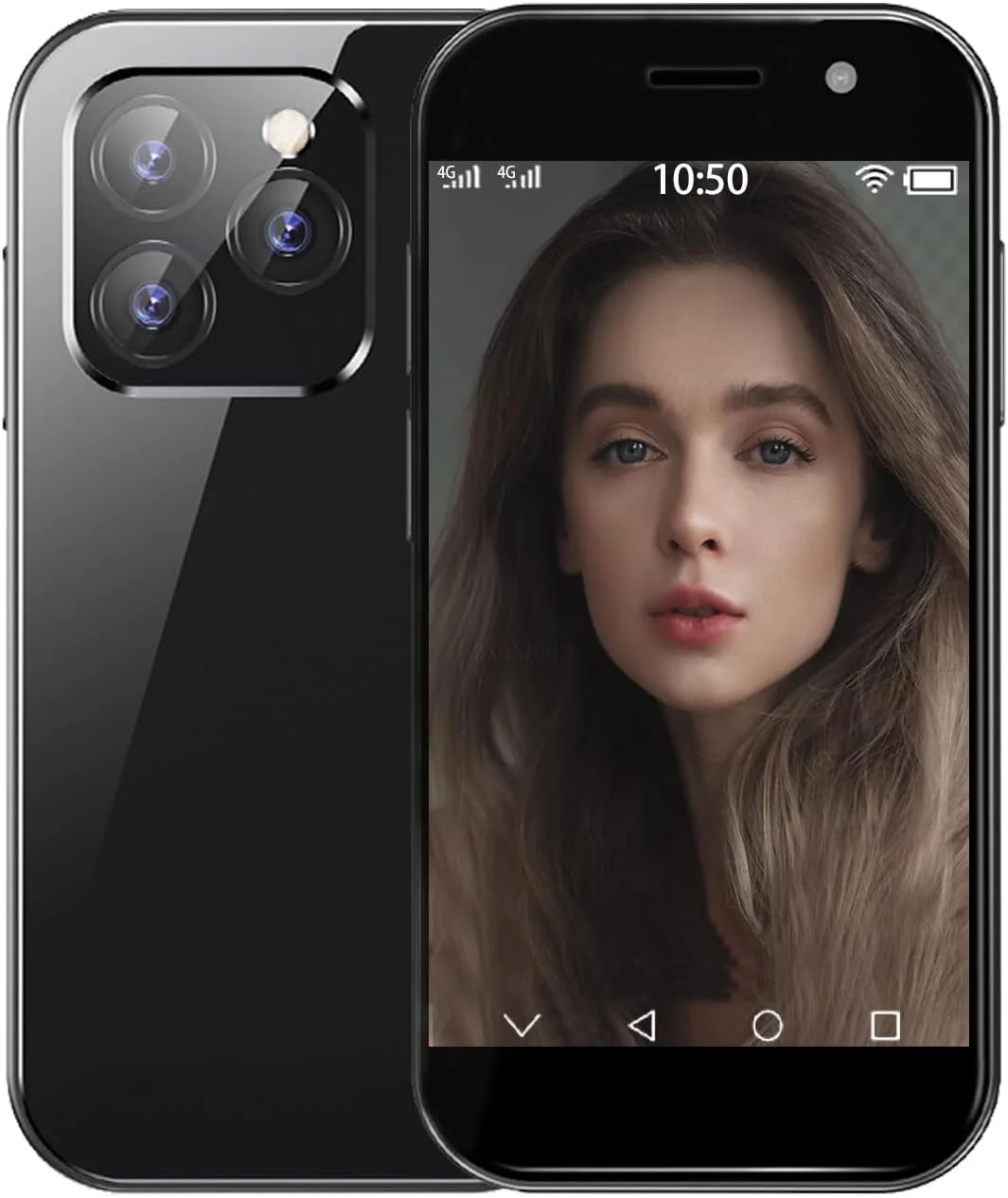 Mini Smartphone 4G XS14Pro 3.0 Inch Quad Core Dual Sim 2GB RAM 16GB ROM Unlocked Card Android 9.0 Small Mobile Phone Student Pocket Cellphone