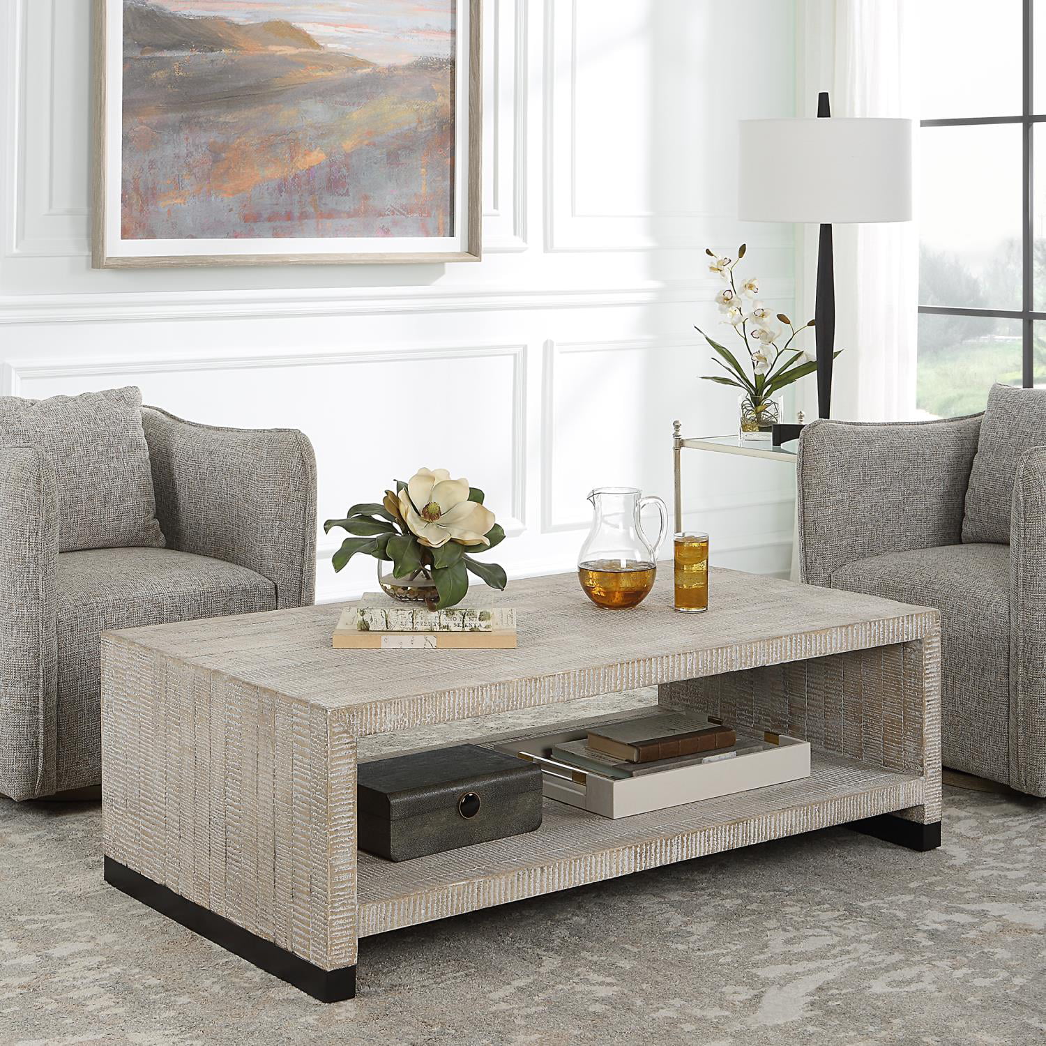 25285-Uttermost-Bosk - Coffee Table-18.13 Inches Tall and 53.88 Inches Wide