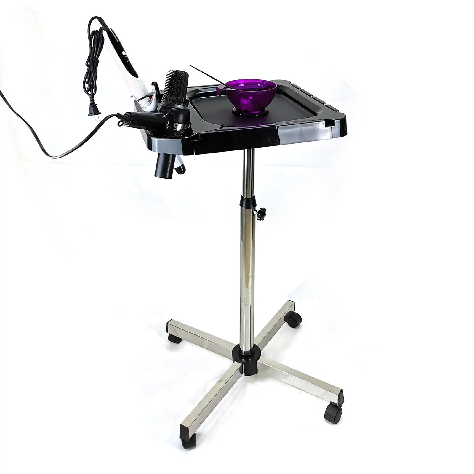 Mobile Salon SPA Beauty Hairdressing Tool Cart Tattoo Table Rolling Service Tray Mobile Salon SPA Beauty Hairdressing Tool Cart Tattoo Table Rolling Service Tray Salon Instrument Tray Trolley