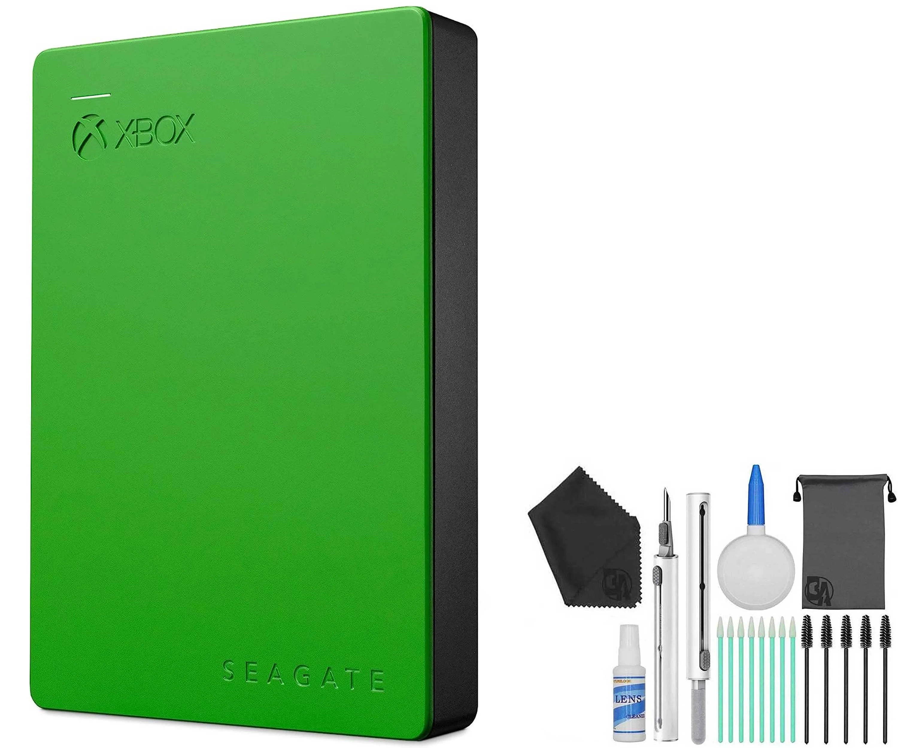 Pre-Owned (STEA4000402) Game Drive for Xbox 4TB External Hard Drive Portable HDD – Designed for Xbox One ,Green BOLT AXTION Bundle (Refurbished: Like New)