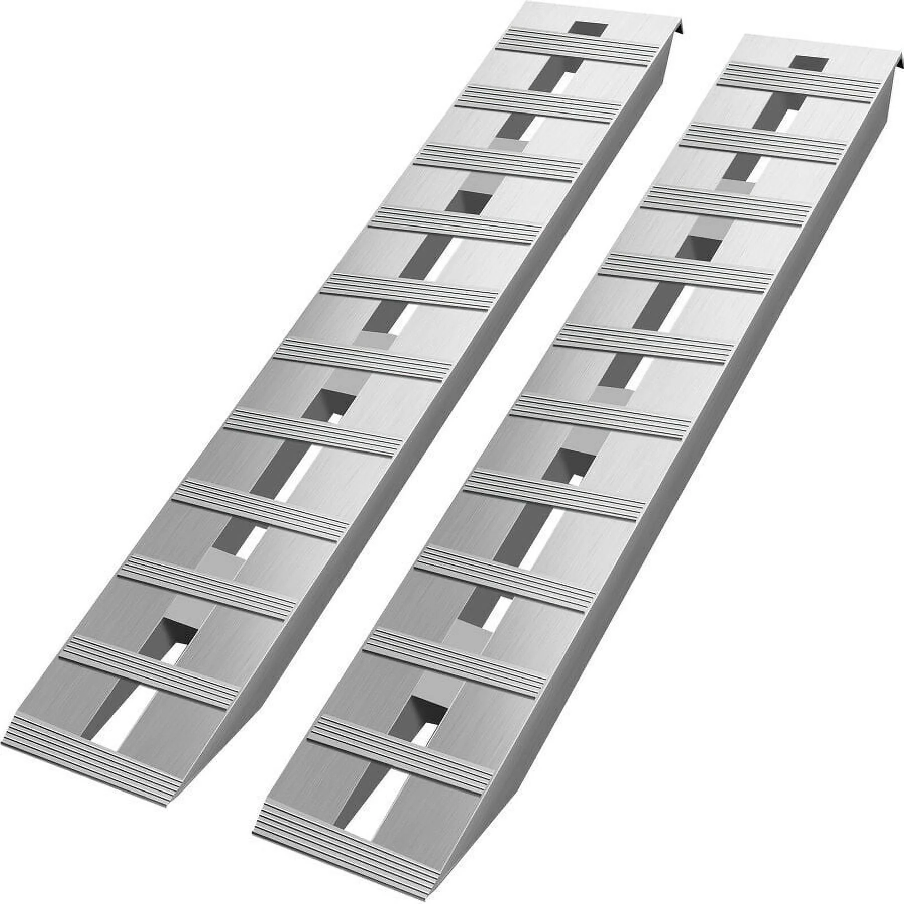VEVOR Aluminum Ramps, 6500 lbs Capacity, 1 Pair Ramps, 60''x12''