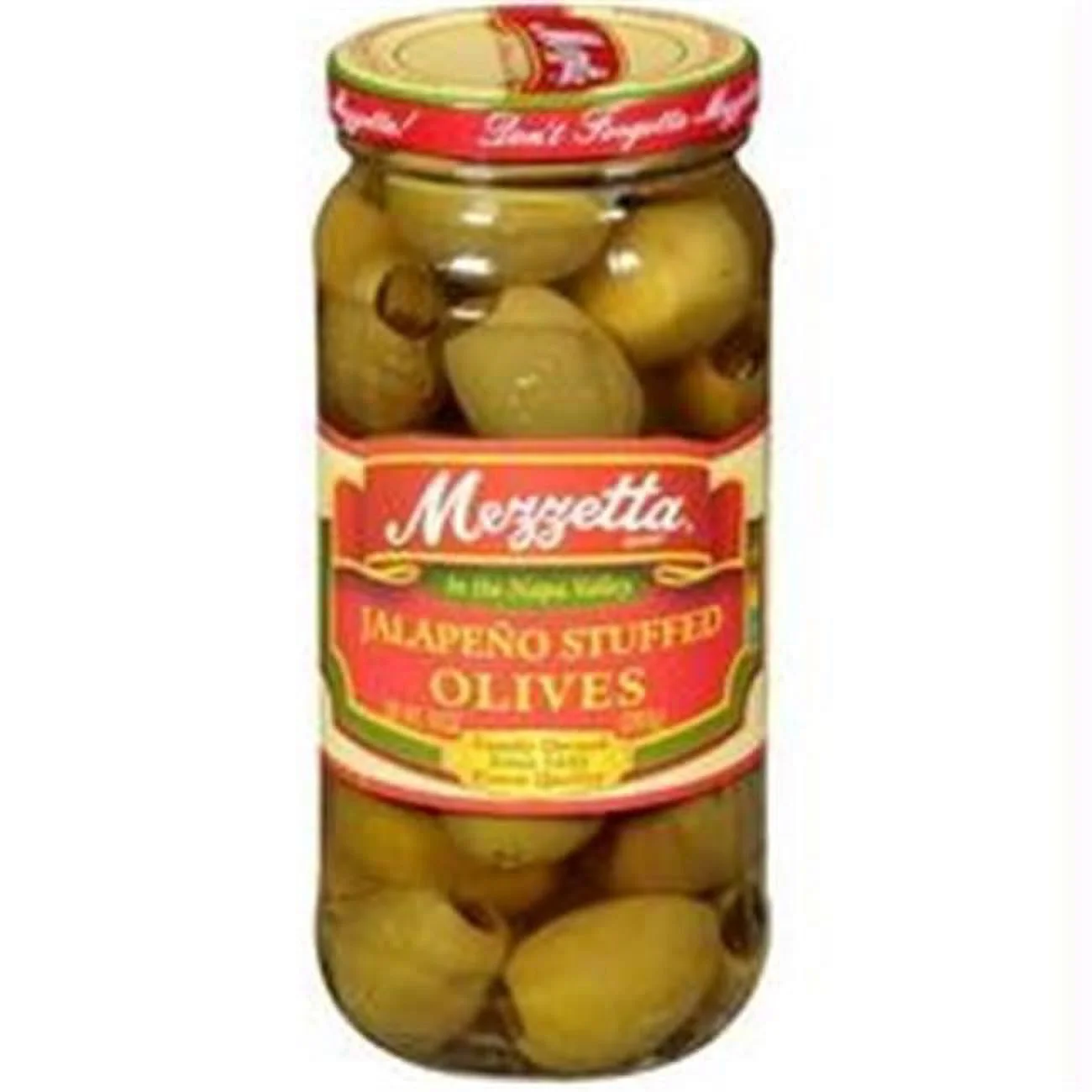 Mezzetta  Jalapeno Stuffed Olives 6x10oz