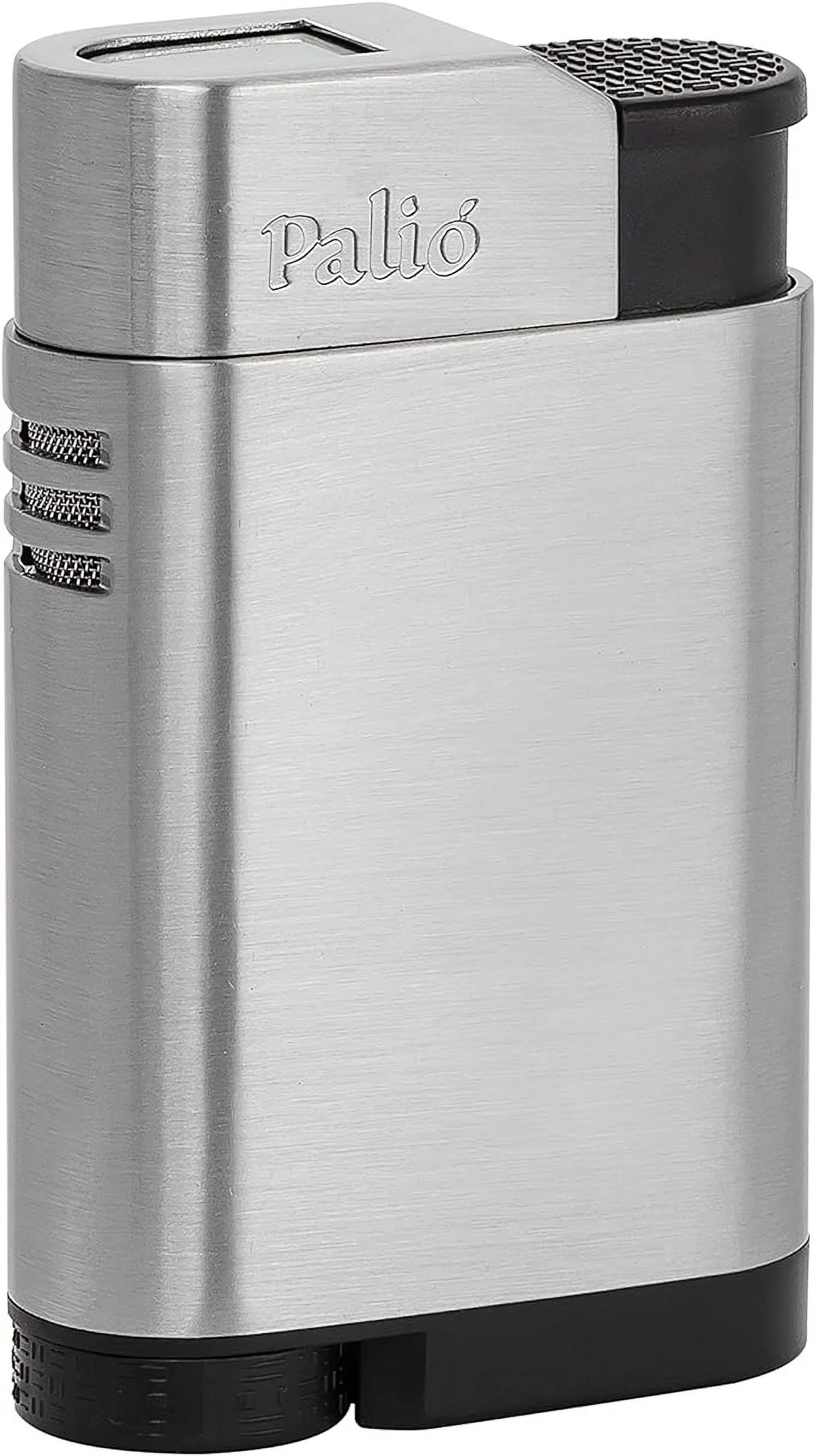 Palio Ballista Jet-Flame Lighter Cigar Smoking, Silver