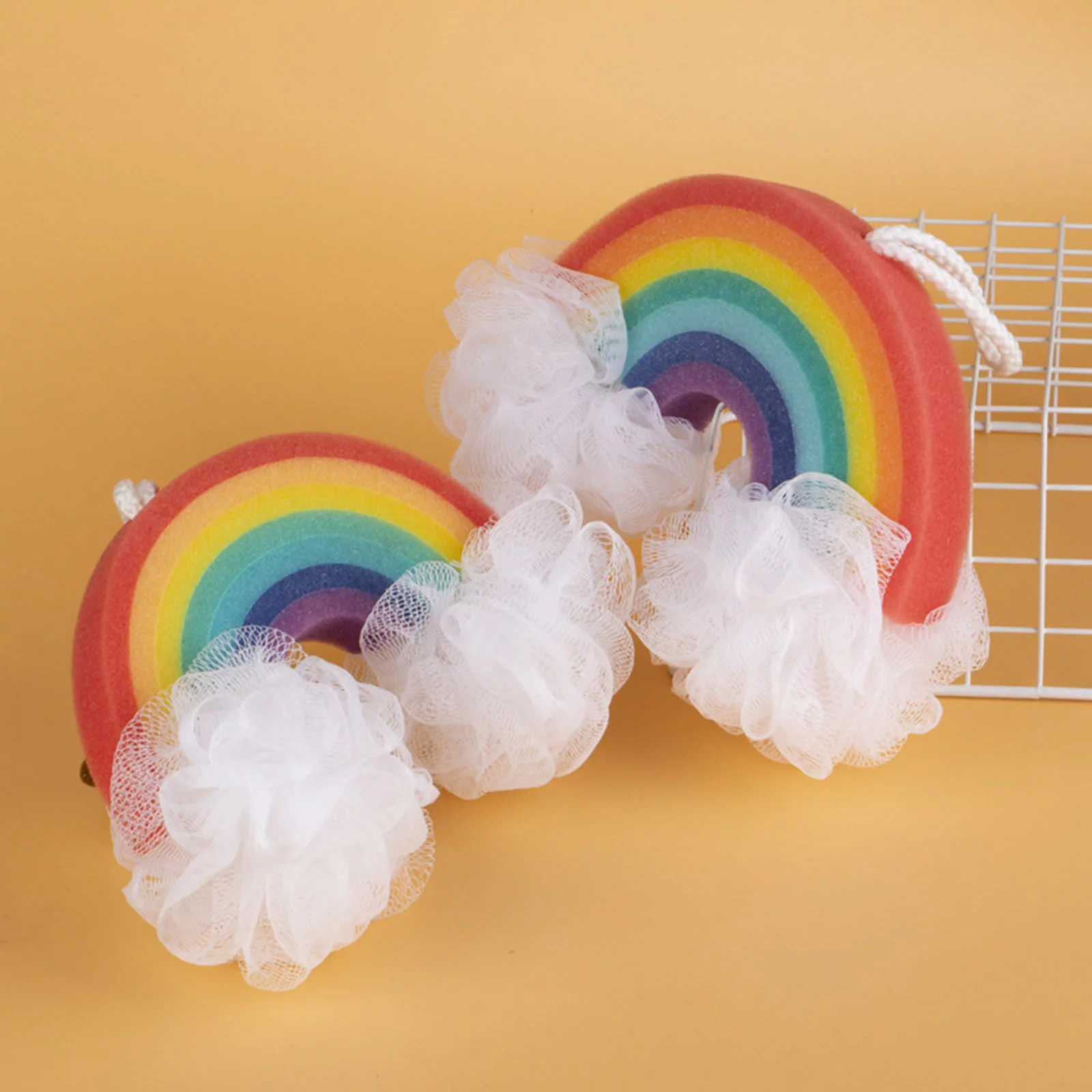 Puffs plus Lotion Tissues Soft Pack Bath Sponge Sponges Shower Baby Rainbow Kids Cloads Body Cleaner Loofah Mesh Natural