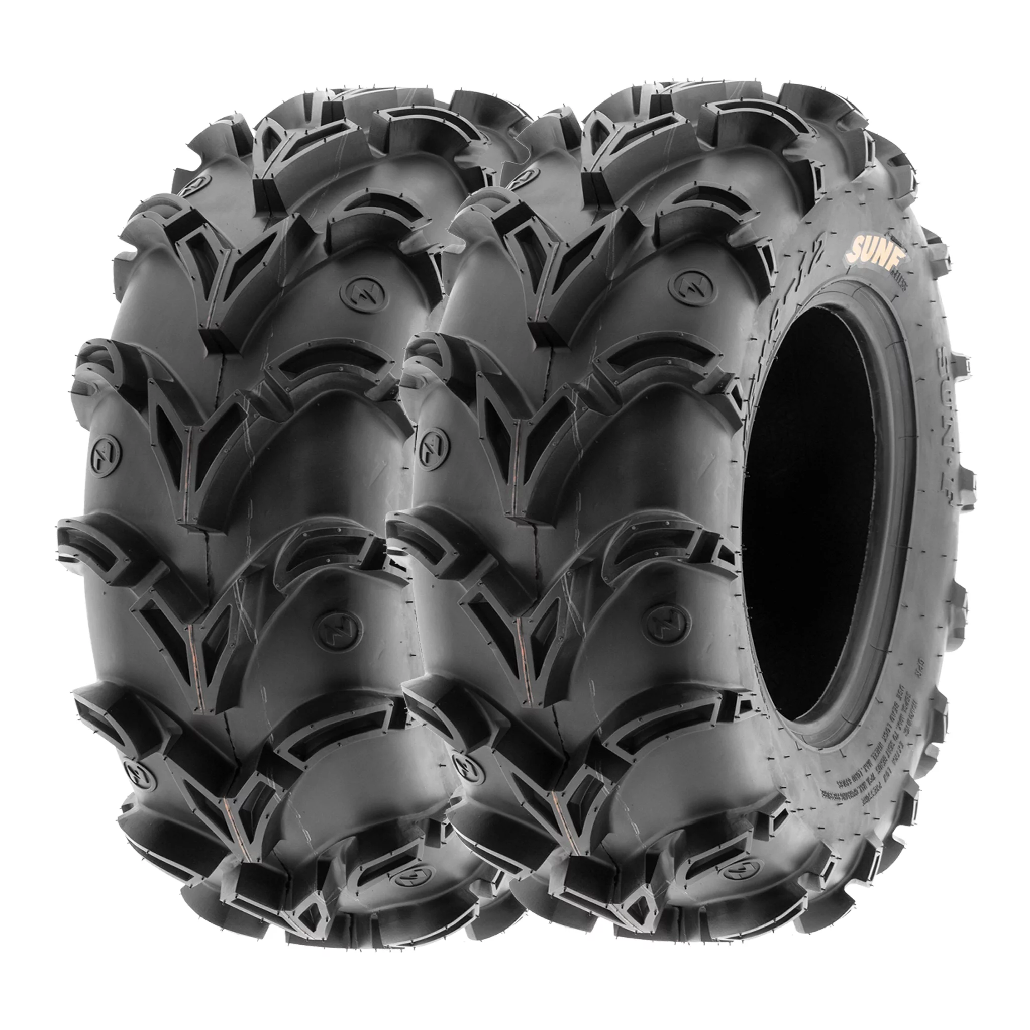 SunF Full set of sport ATV UTV Tires 25x8-12 6 PR 2pcs 25x11-10 6 PR 2pcs A050