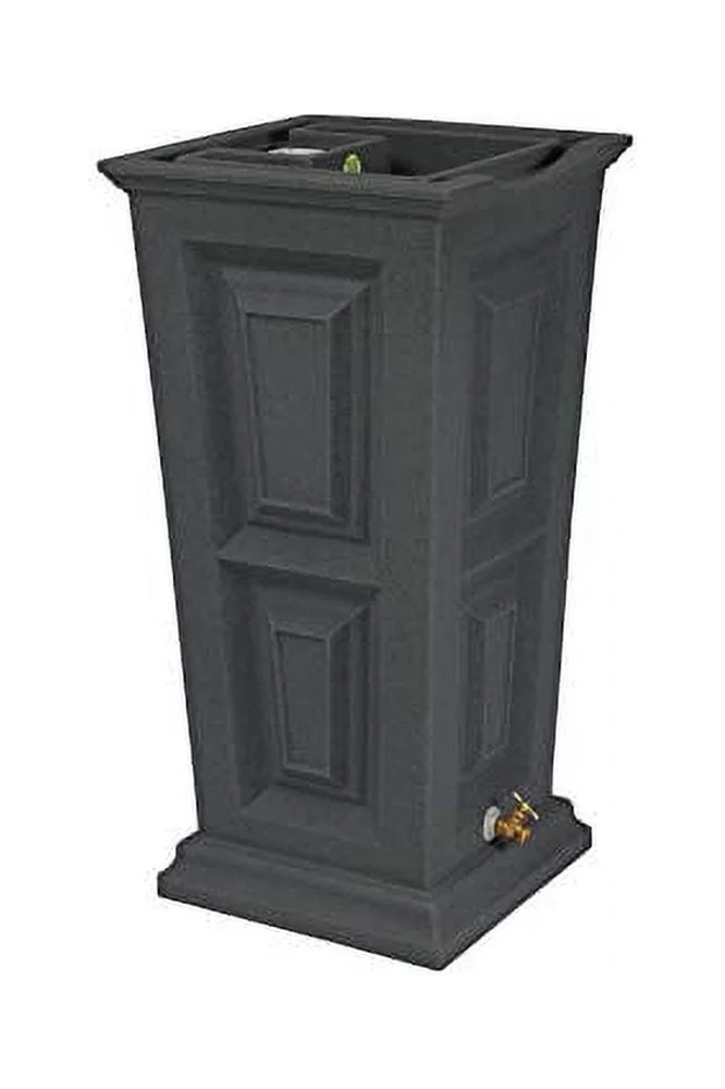 Good Ideas SV-RNSV45-DAR 45 gal Savannah Rain Saver, Dark Granite