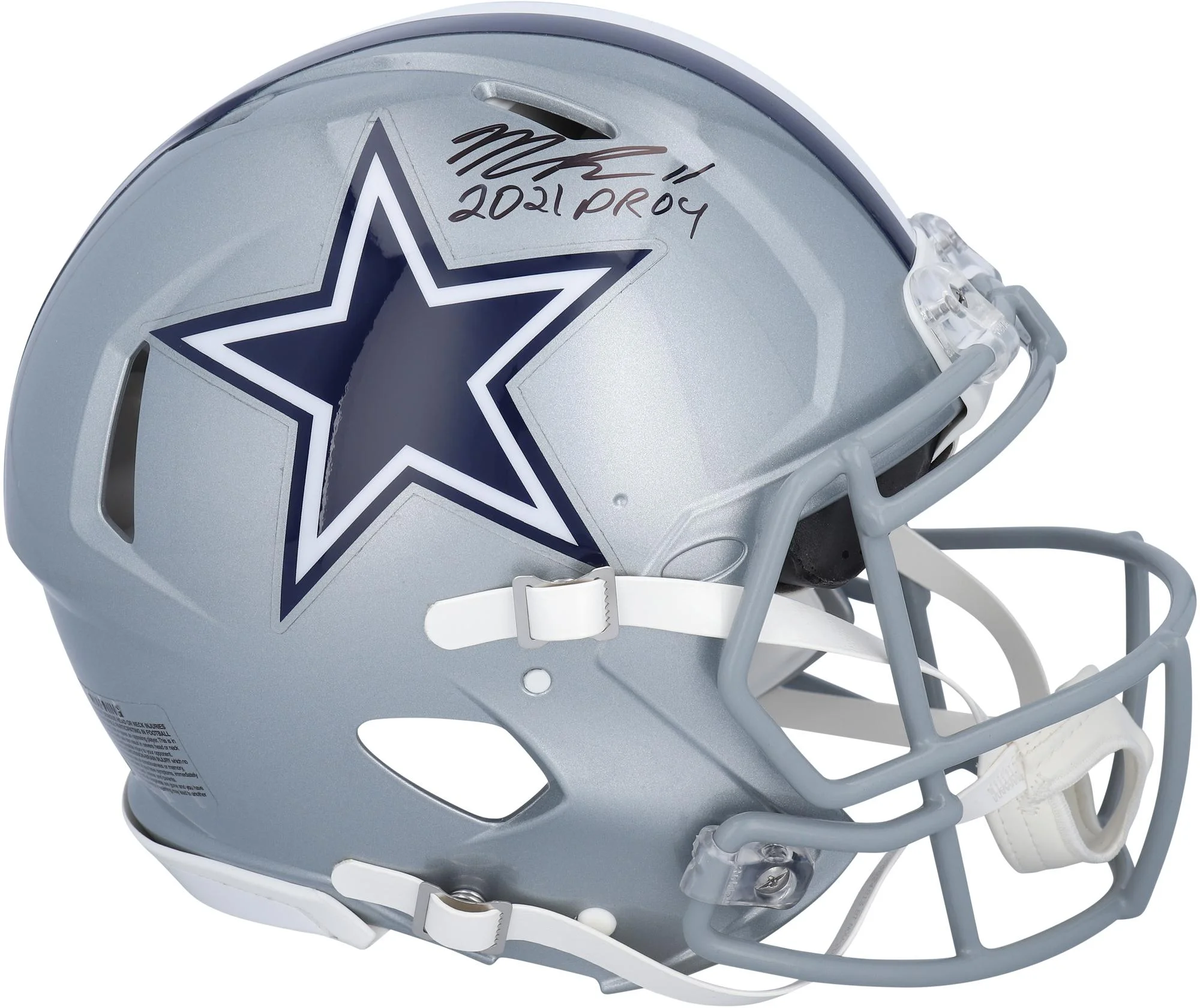 Micah Parsons Dallas Cowboys Autographed Riddell Speed Authentic Helmet with 