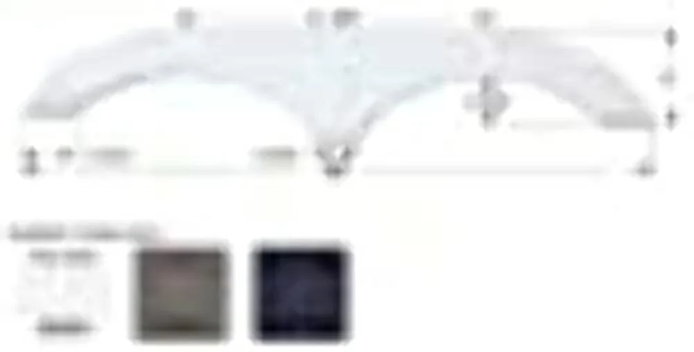 Icon 01624 Tandem Axle Fender Skirt FS770 for Pilgrim - Polar White