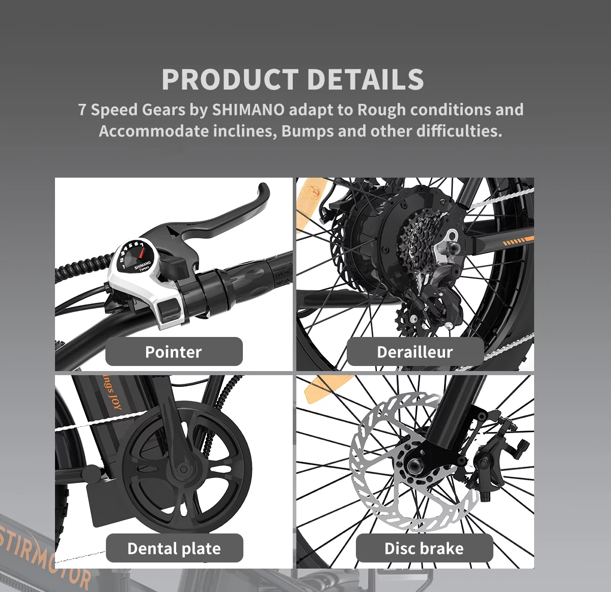 DFITO A20 Folding Electric Bike Ebike Bicycle 500W Motor 20