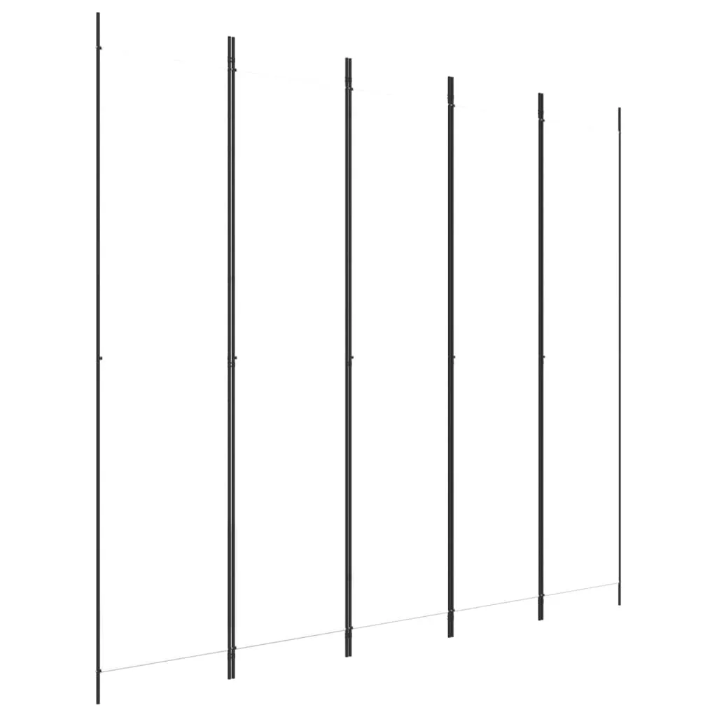 Anself 5-Panel Room Divider White 98.4