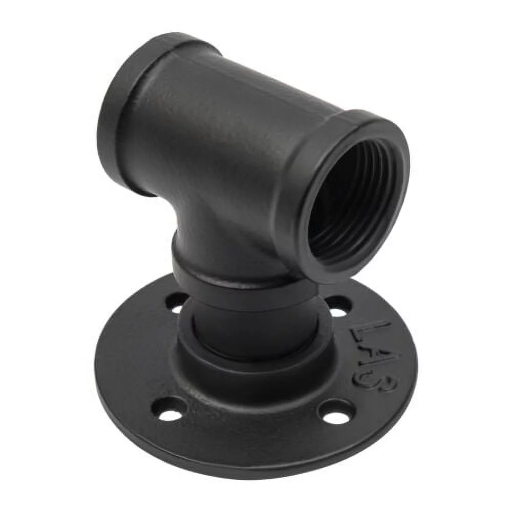 5ft Wall-mounted Handrail Stair Hand Rails Staircase Pipe Metal Handrail Black