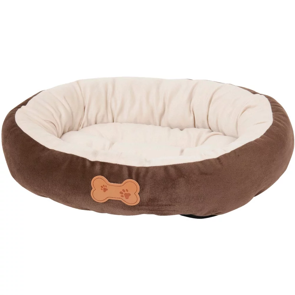 1 PK, Petmate 26944-Petmate Aspen Pet 20 In. W. x 16 In. L. Recycled Polyester Fiber Oval Dog Bed