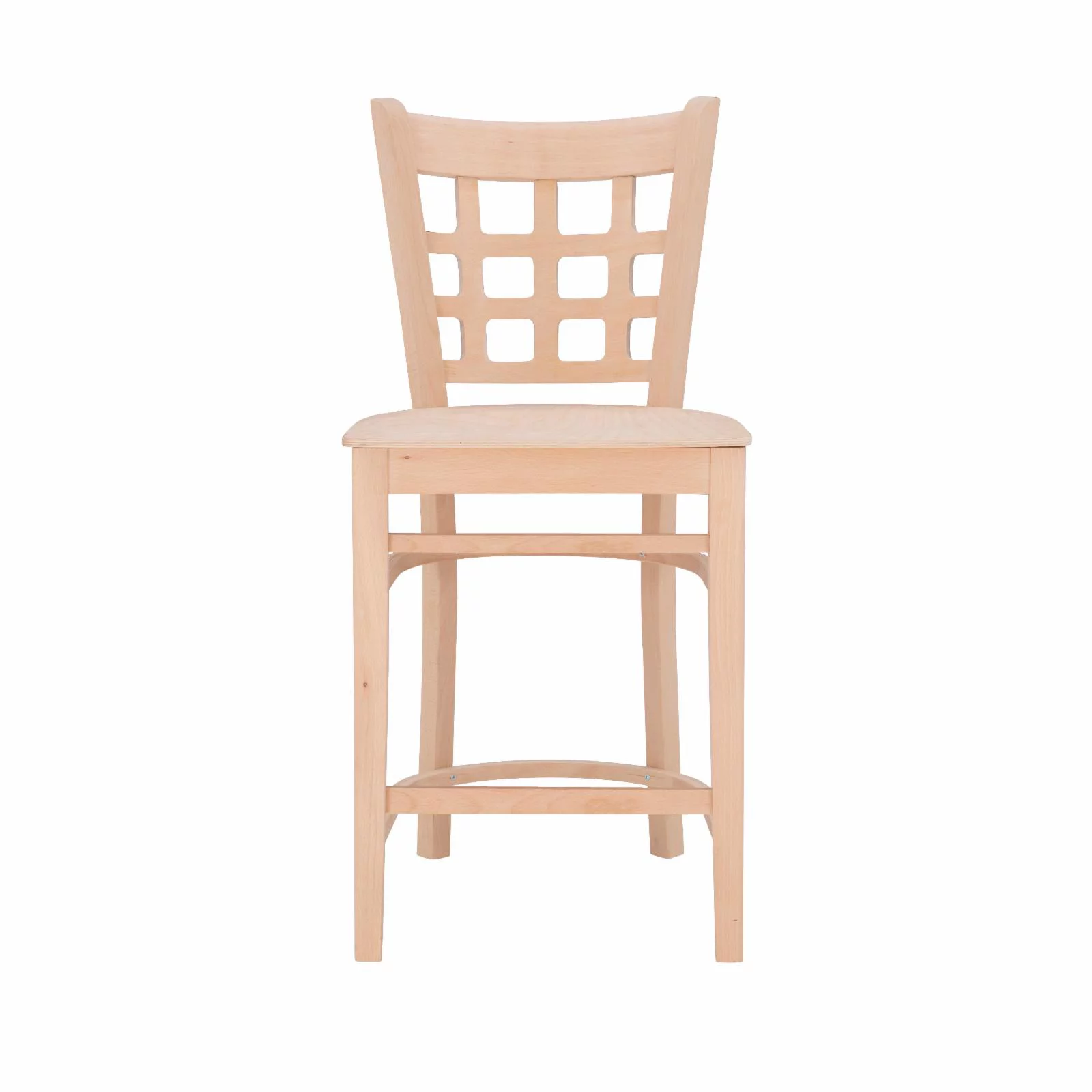 Linon Lola 24 in. Counter Stool - Unfinished - Set of 2