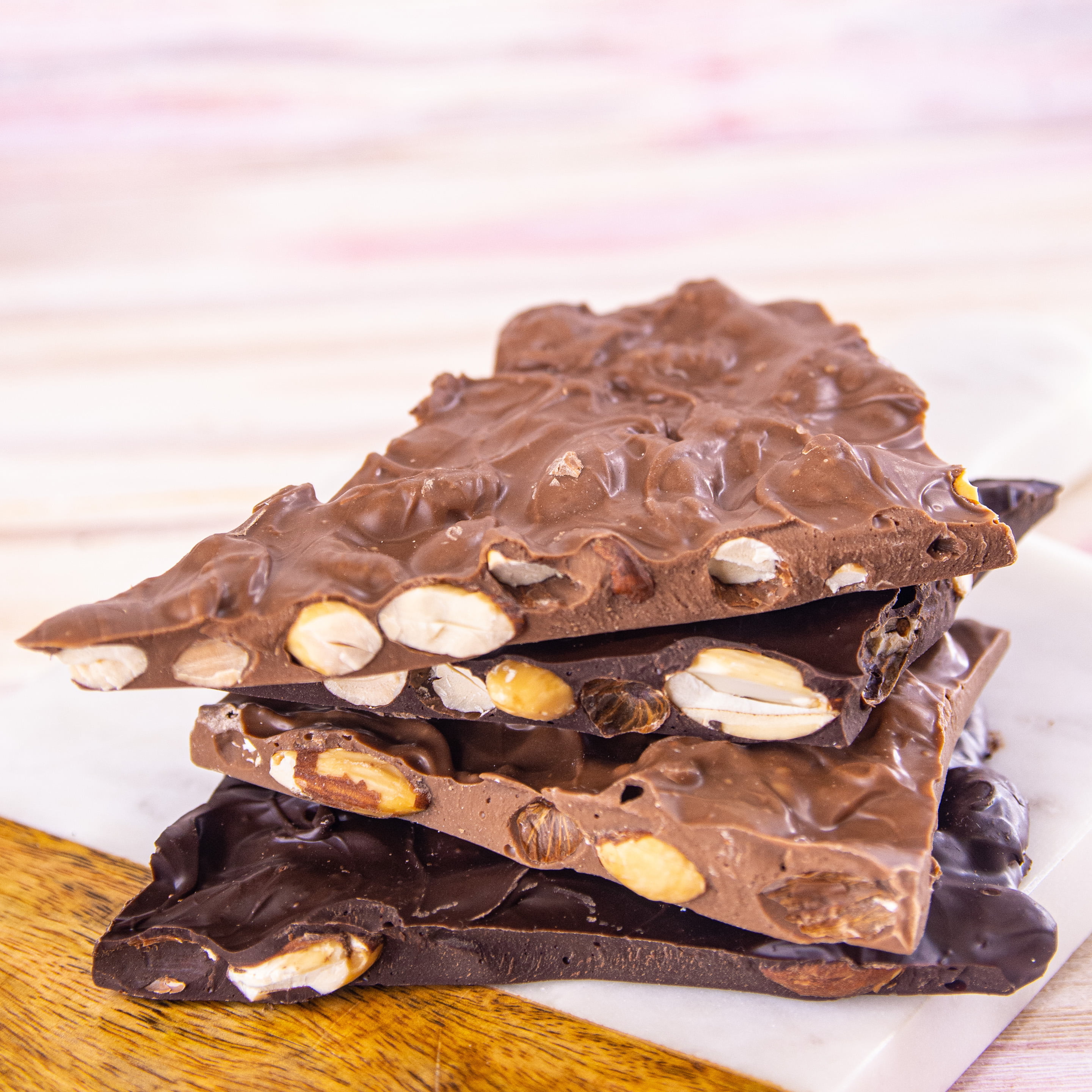 Wockenfuss Candies Almond Bark - Dark - 2lb