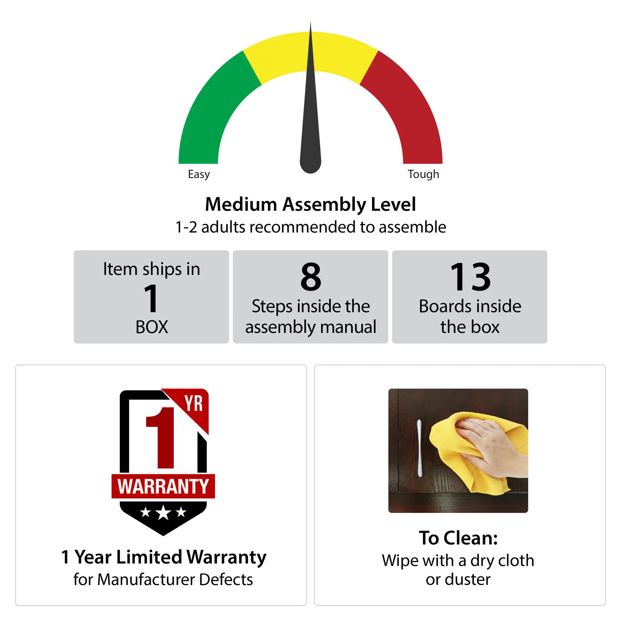 Ameriwood Home Vance Bar Cabinet, Black Oak