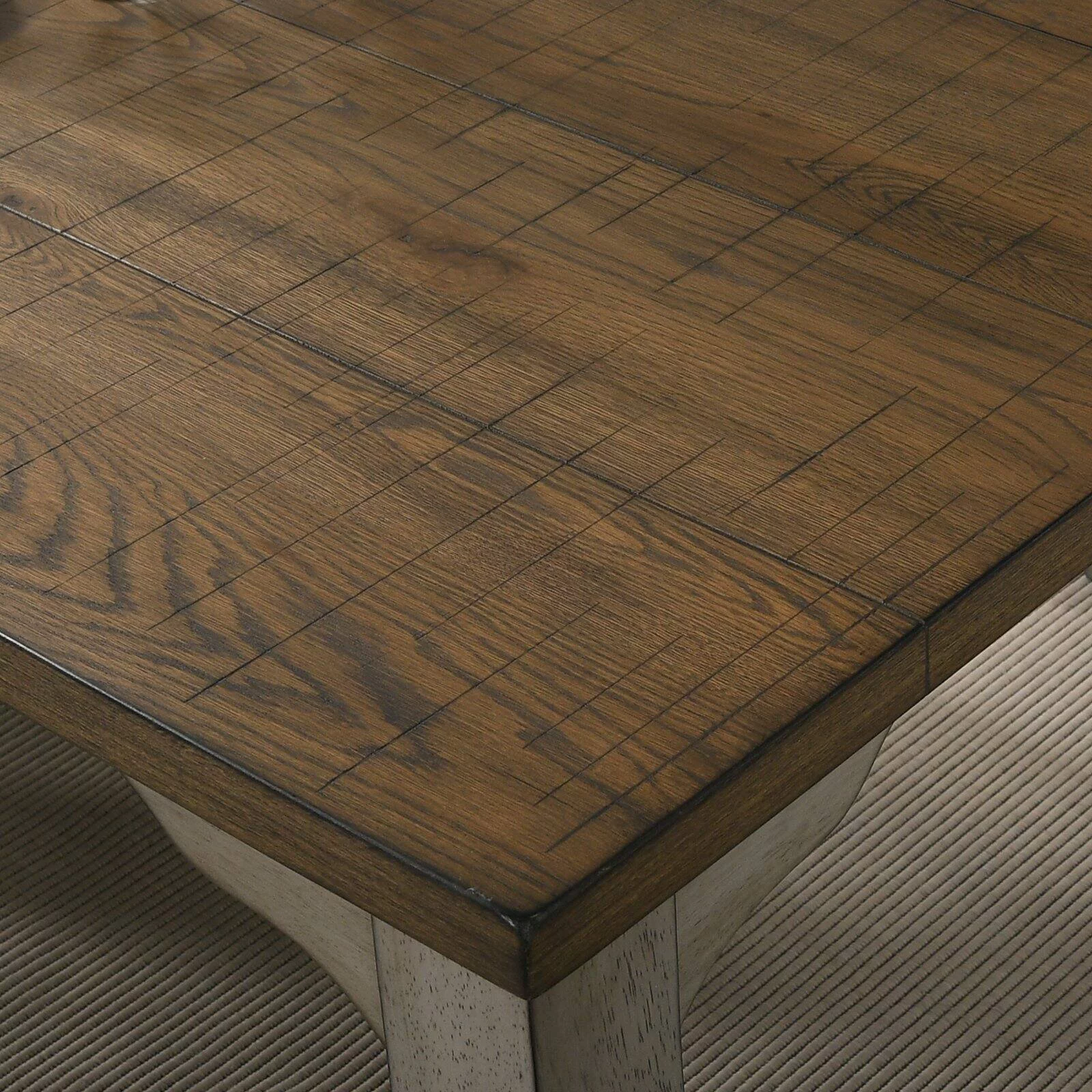 Roundhill Furniture Breda Rectangular Dining Table