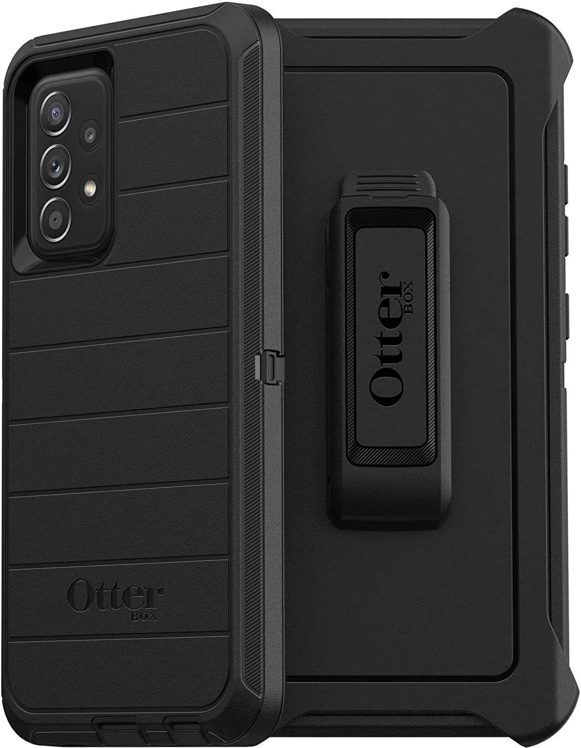 OtterBox Defender Rugged Case for Samsung Galaxy A52 & Galaxy A52 5G, Black