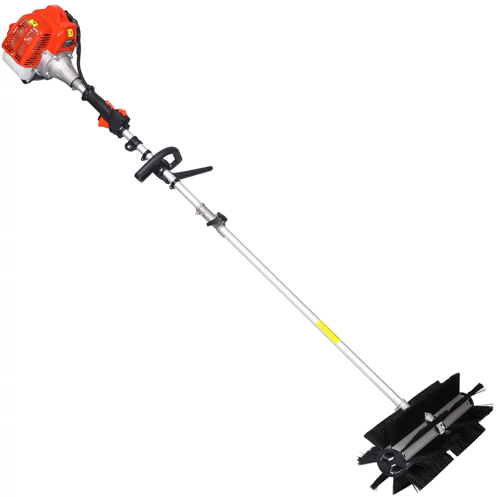 DFITO Snow Sweeper Gasoline Powered Broom Sweeper,52CCc 2 Stroke, Broom Brush 24x9