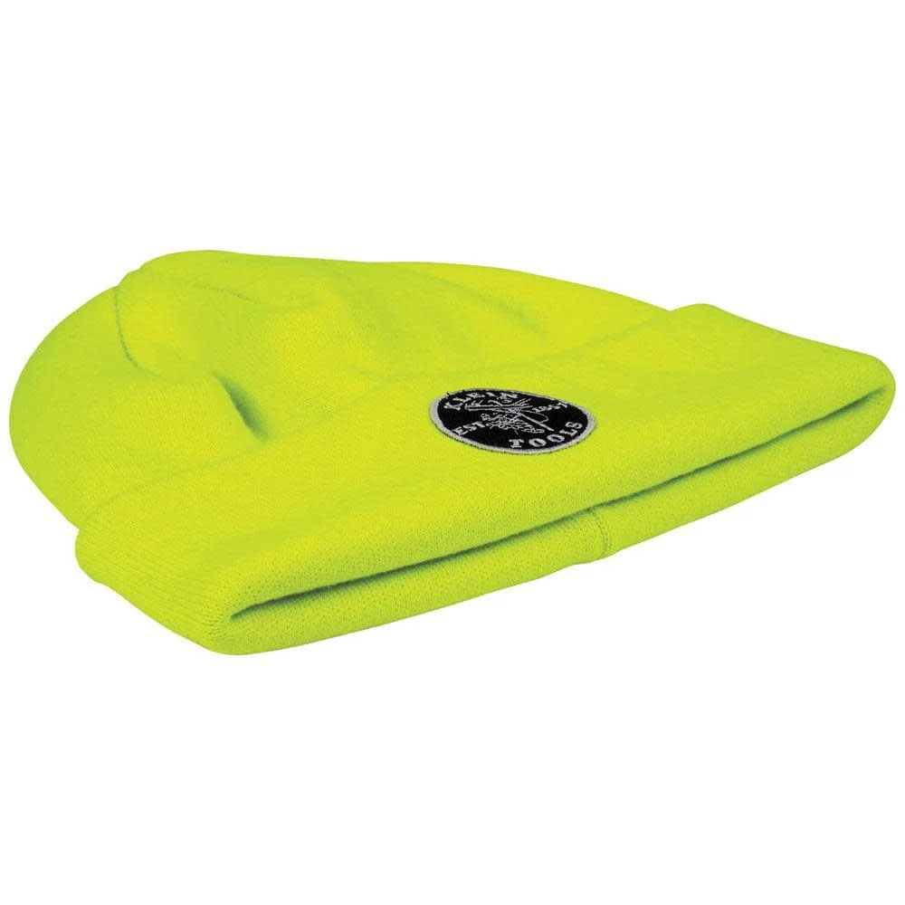Klein Tools Heavy Knit Hat High Visibility Yellow