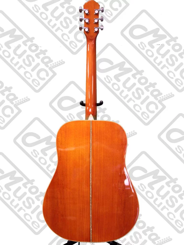 Oscar Schmidt OG2 Acoustic Guitar Flame Yellow Sunburst