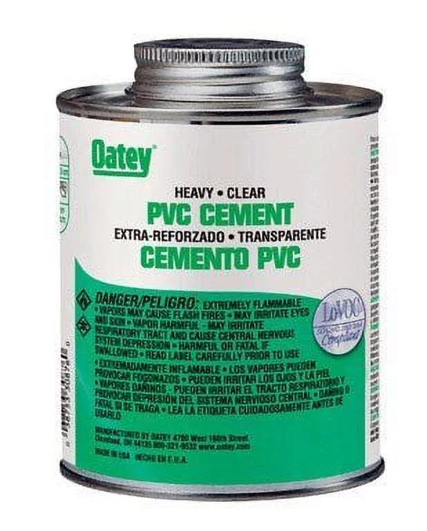PVC CEMENT HEAVY 8OZ Pkg of 5