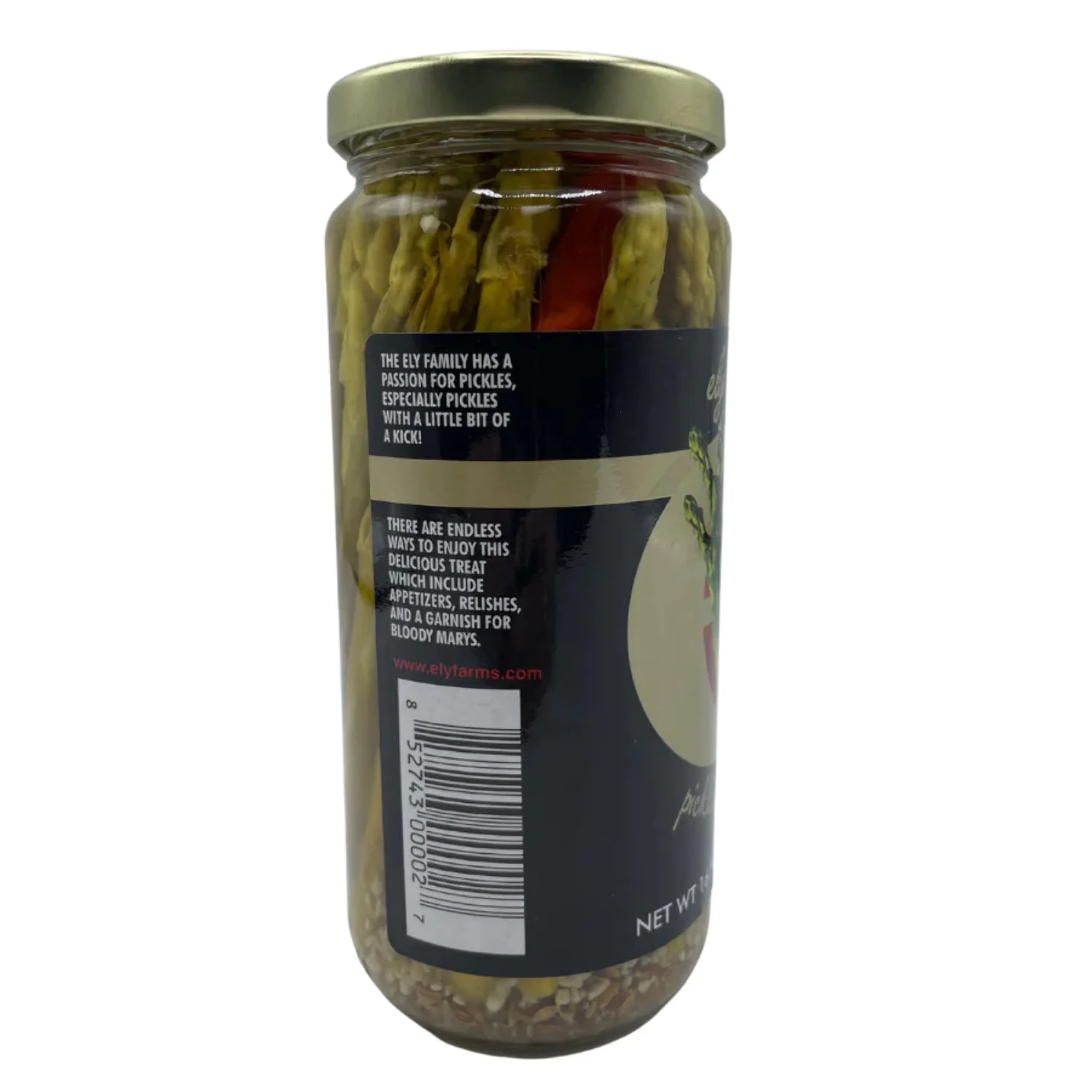 Pickled Asparagus | Bloody Mary Gourmet Garnish | Delicious Appetizer | Harvested Fresh | Zesty and Crunchy Spears | Made in Nebraska | 16 oz. Jar | Pack of 2 | Shipping Included