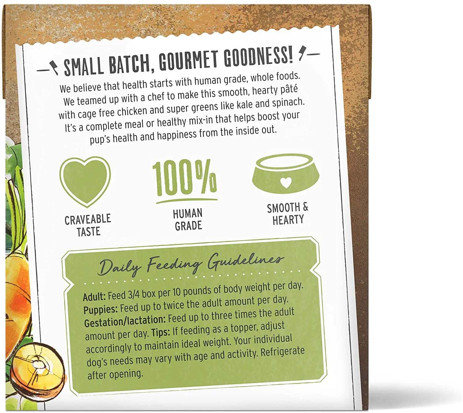 The Honest Kitchen - Dog Fd Pate Chicken Greens - Case Of 6-10.5 Oz