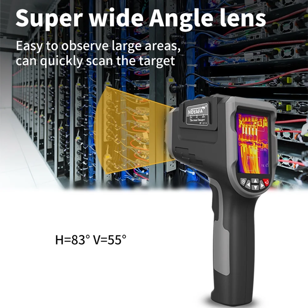NOYAFA Thermal Imager,Thermal Camera  Vision Infrared 120 x 90 Handheld Definition Thermal NF-521S Professional IR Thermal x 90 IR Thermometer x 192 IR HAVOU PAPAPI 256 x 192 dsfen LAOSHE