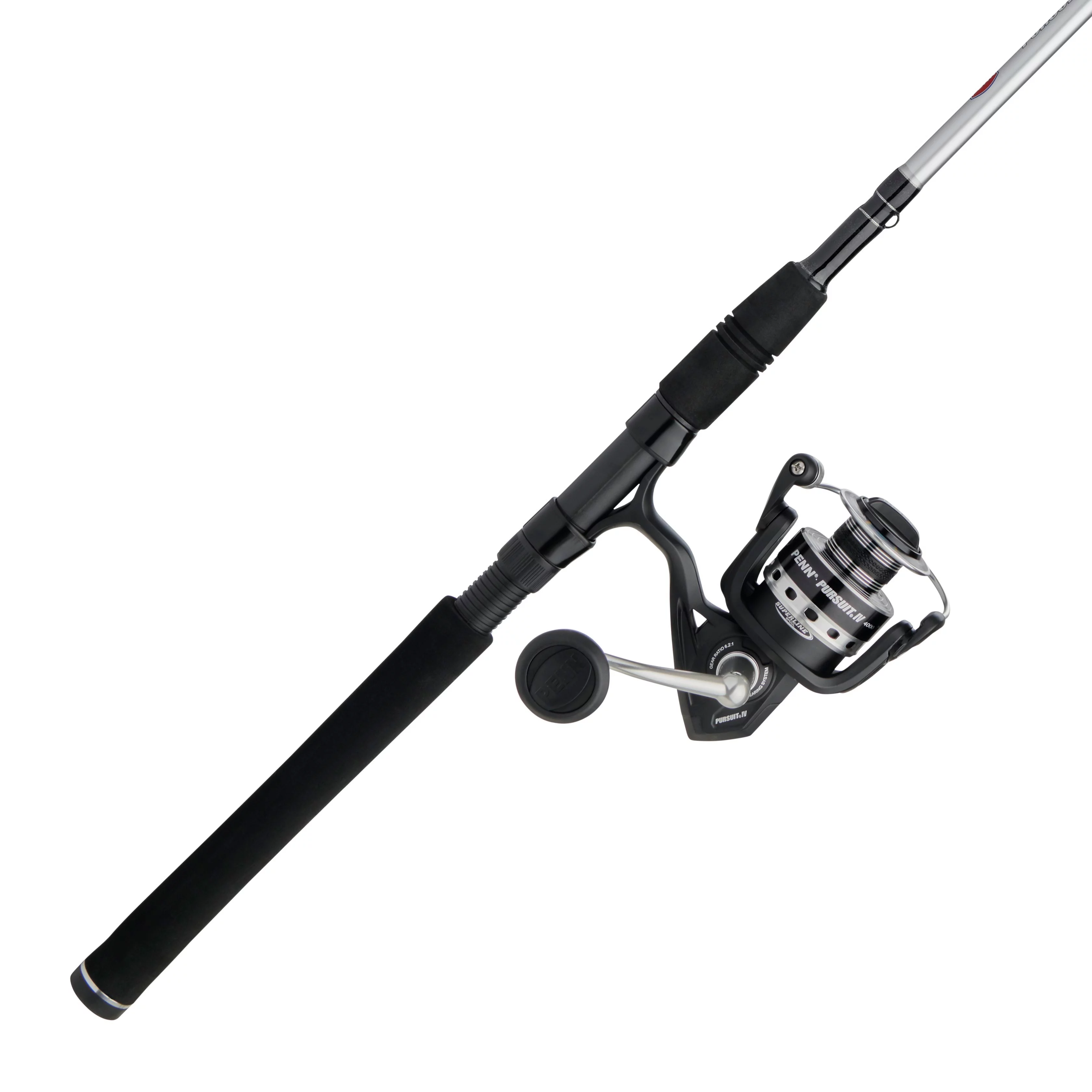 PENN 7’ Pursuit IV 2-Piece Fishing Rod and Reel Inshore Spinning Combo