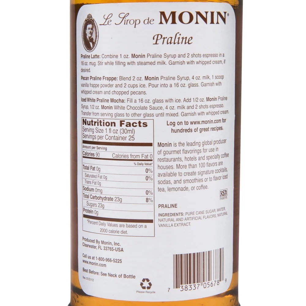 Monin Praline Syrup