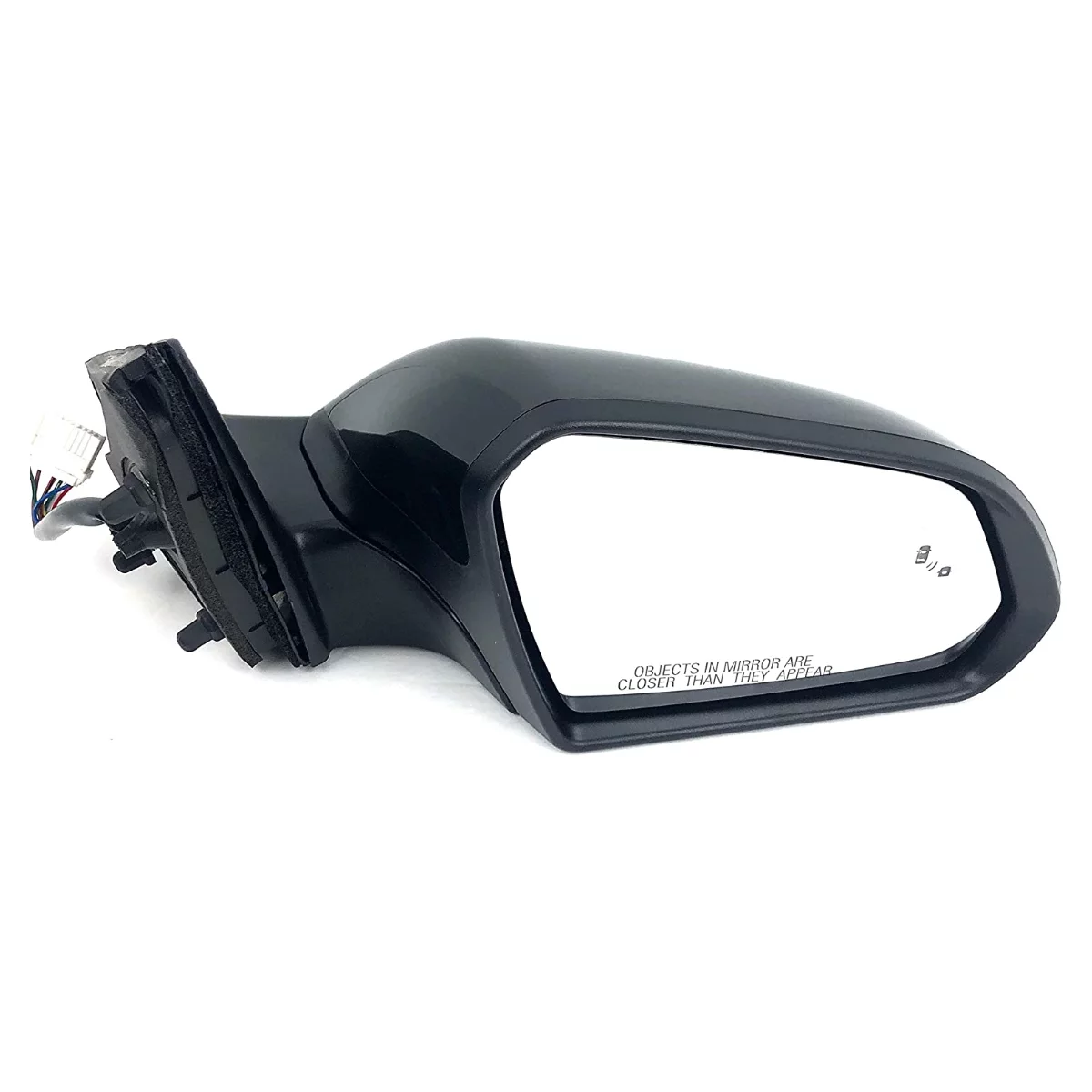 AutoShack Passenger Mirror Power Manual Folding Heated Smooth Replacement for 2015 2016 2017 Hyundai Sonata 1.6L 2.0L 2.4L FWD KAPHY1321228