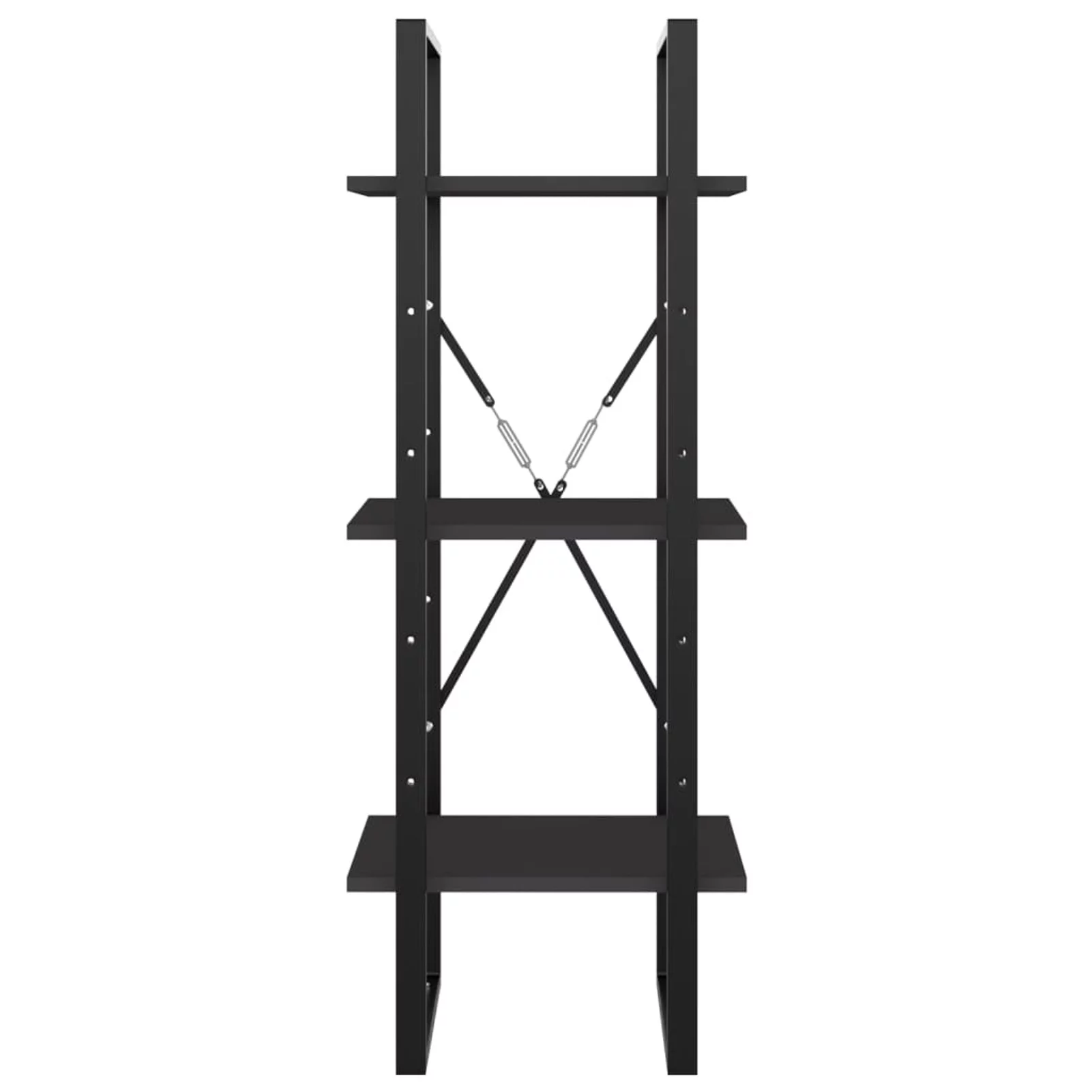 Aibecy 3-Tier Book Cabinet Gray 15.7