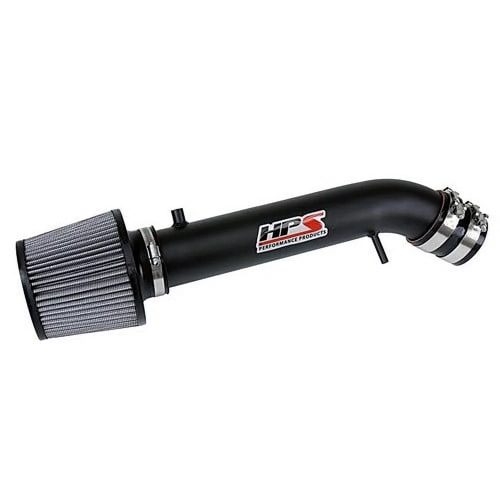 HPS Performance Black Shortram Air Intake Kit Cool Ram Compatible for 1996-1998 Honda Civic EX HX Si, 827-113WB