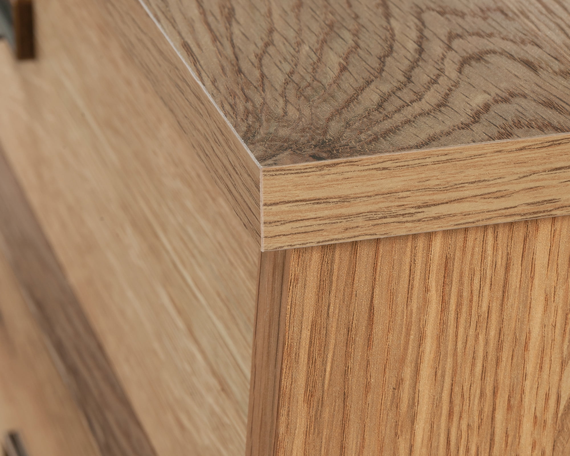 Trestle 4-Drawer Bedroom Chest in Timber Oak