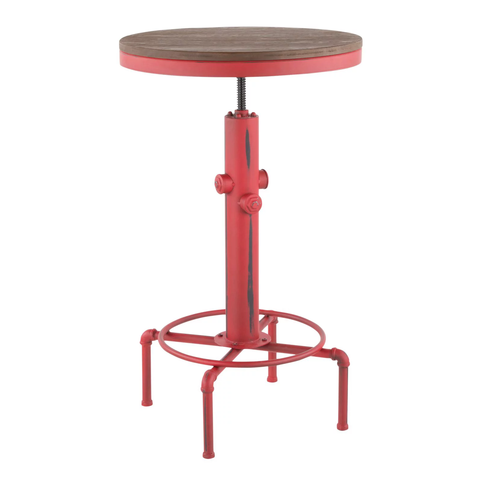 LumiSource Industrial Hydra Bar Table, 43