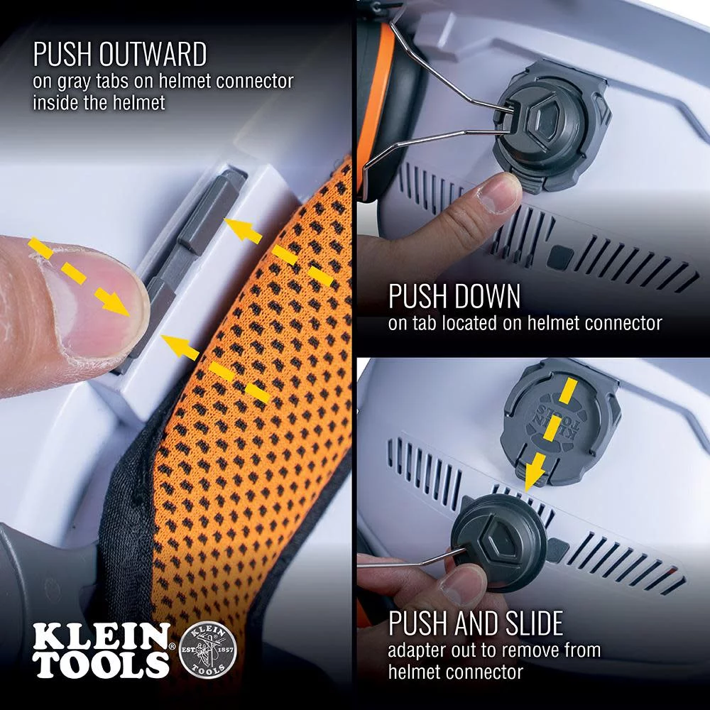Klein Tools Hard Hat Earmuffs Full Brim Style