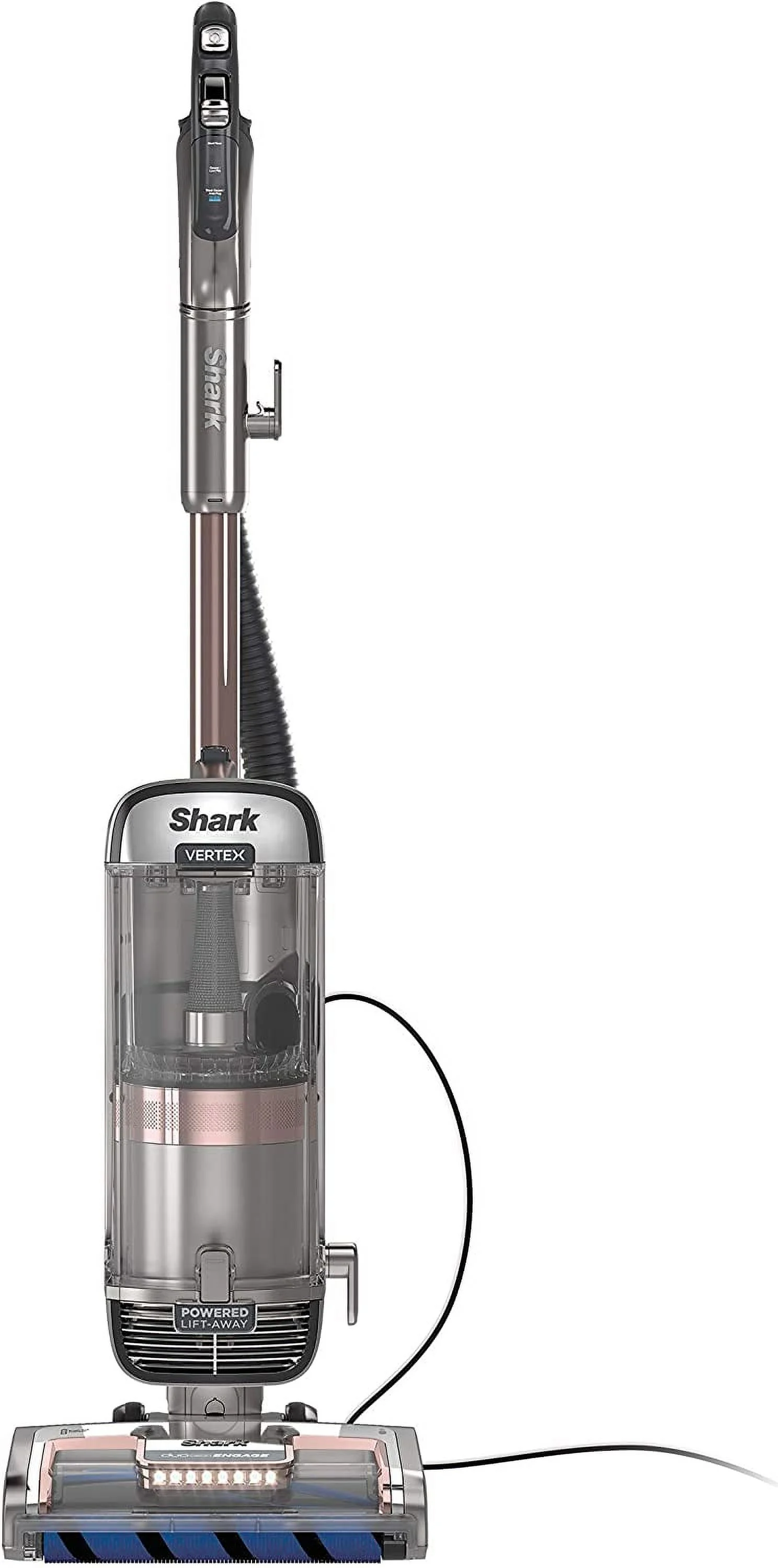 Pre-Owned Shark AZ2002 Vertex Powered Lift-Away Upright Vacuum - Silver/Rose Gold (Fair)