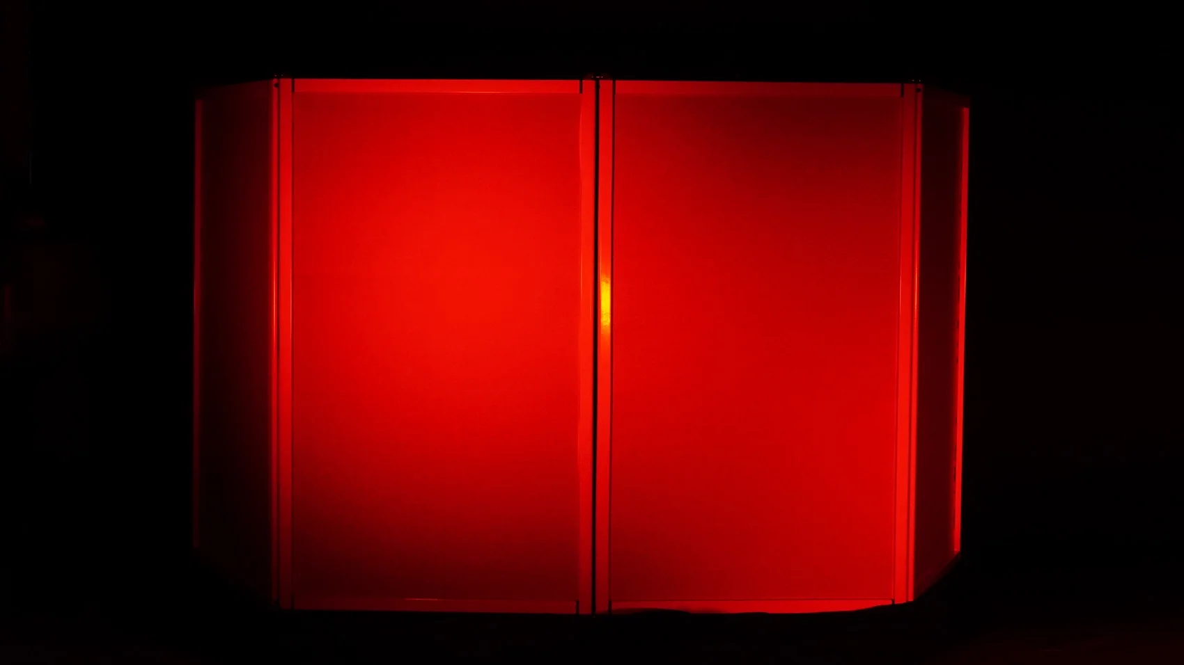 Rockville DJ Event Facade 4-Panel Booth+(2) Totem Stands+(6) Wireless DMX Lights