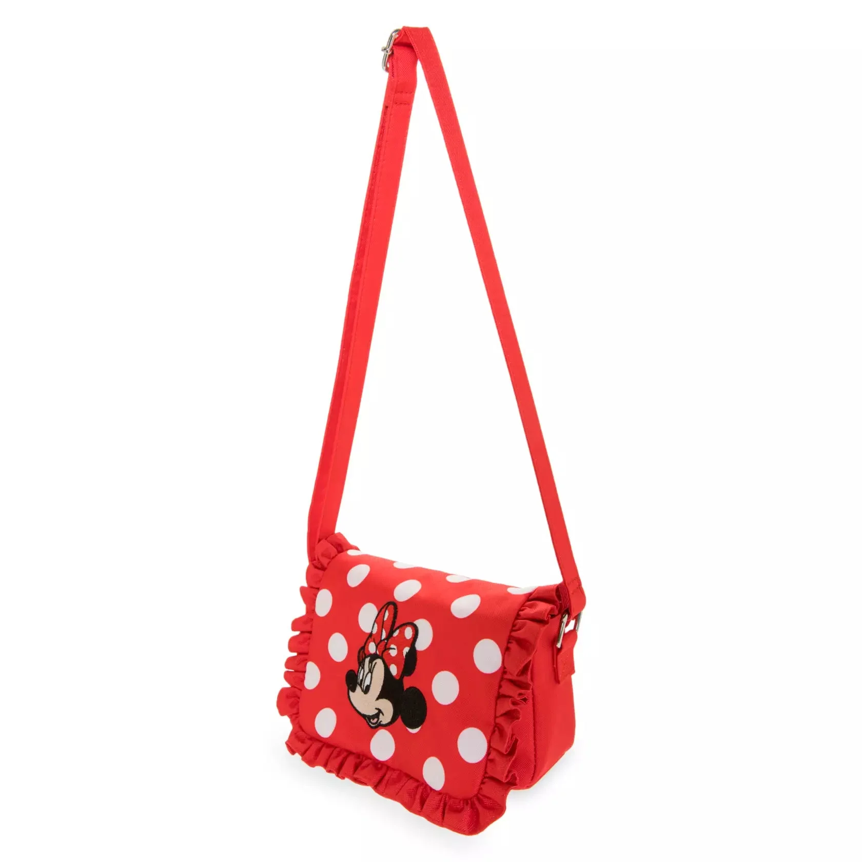 Disney Parks Minnie Mouse Crossbody Purse Red & White Polka Dots