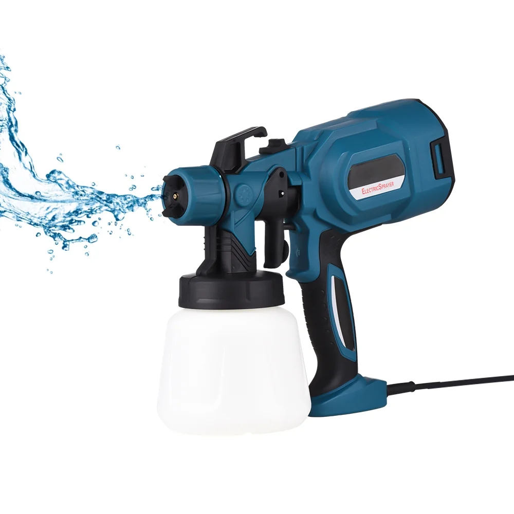 Anself Paint Sprayer 800W High  3 Copper Nozzles 3 Spray Patterns 900ml Easy Electric Spray  for Cabinets